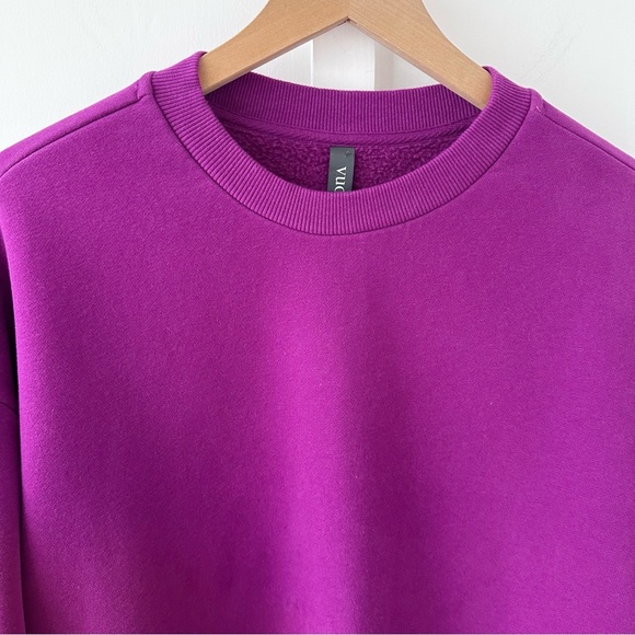 VUORI purple restore oversized crewneck sweatshirt 2.0 - Picture 4 of 8